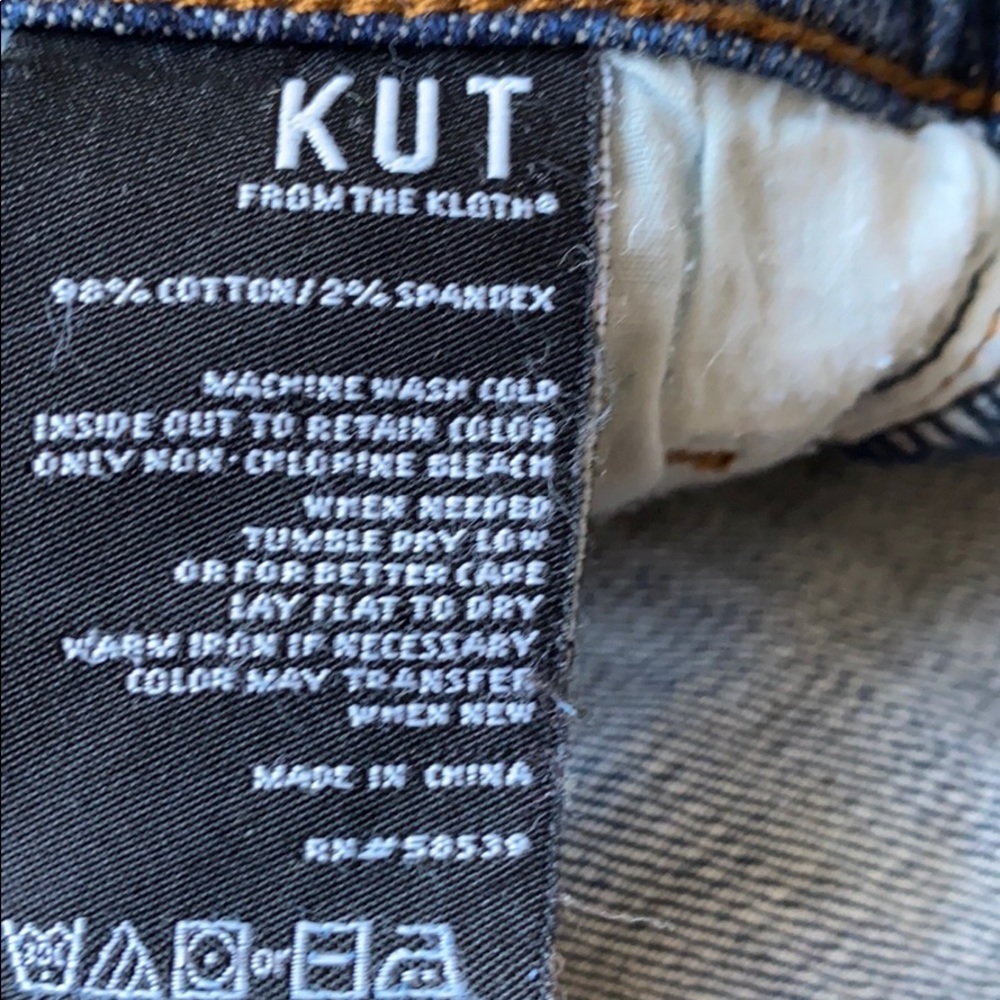 KUT from the Kloth Reese step zipper hem jeans - Picture 9 of 16